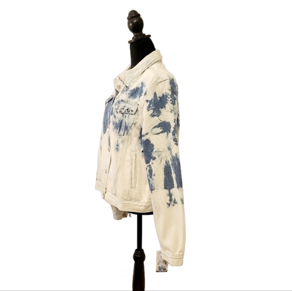 NWT Seven7 tie dyed denim jacket - Picture 2 of 5